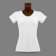 T-shirt slim Blanc personnalisable