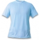 T-shirt Unisexe couleur, impression devant, Blizzard Blue