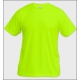 T-shirt Unisexe couleur, impression devant, Safety Yellow