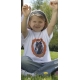 T-shirt enfant personnalisable, impression devant, exemple de motif