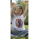 T-shirt enfant personnalisable, impression devant, exemple de motif