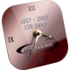 Horloge de table avec support acrylique