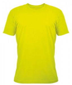 T-shirt personnalisable couleur Safety Yellow